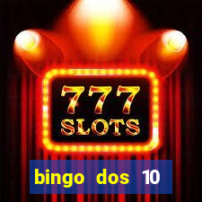 bingo dos 10 mandamentos da lei de deus